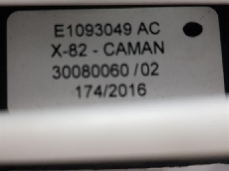 2017 FIAT TALENTO HEATER CONTROL PANEL ASSEMBLY 1093049AC
