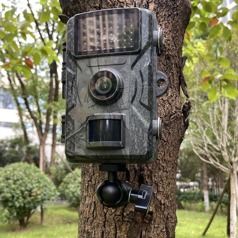 Adjustable Trail Camera Tree Mount: Game Outdoor Mounting Black
