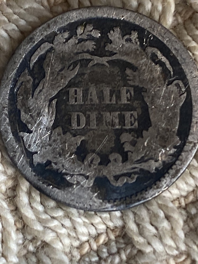 1872 half dime