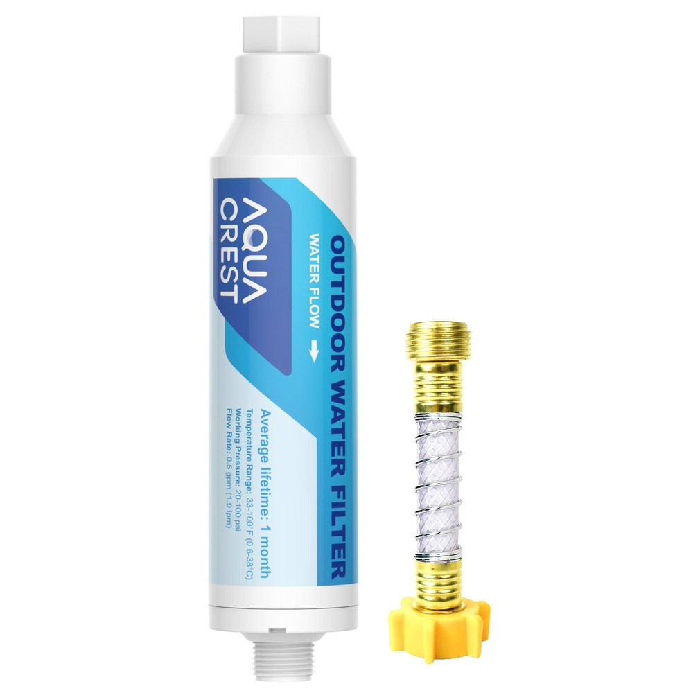 AQUA CREST Inline Water Filter,Dedicated for Car Washing,Yard Cleaning