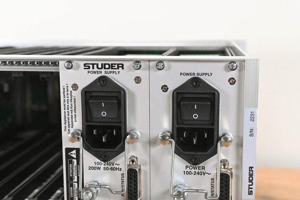 Studer D23m I/O System w/ A-Link HD Card, Fan Module, and Filter Module CG01BZL