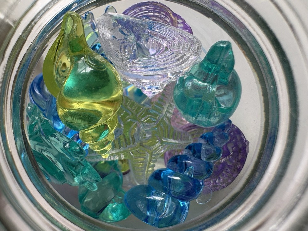 Small Decorative Jar With Sea Shells