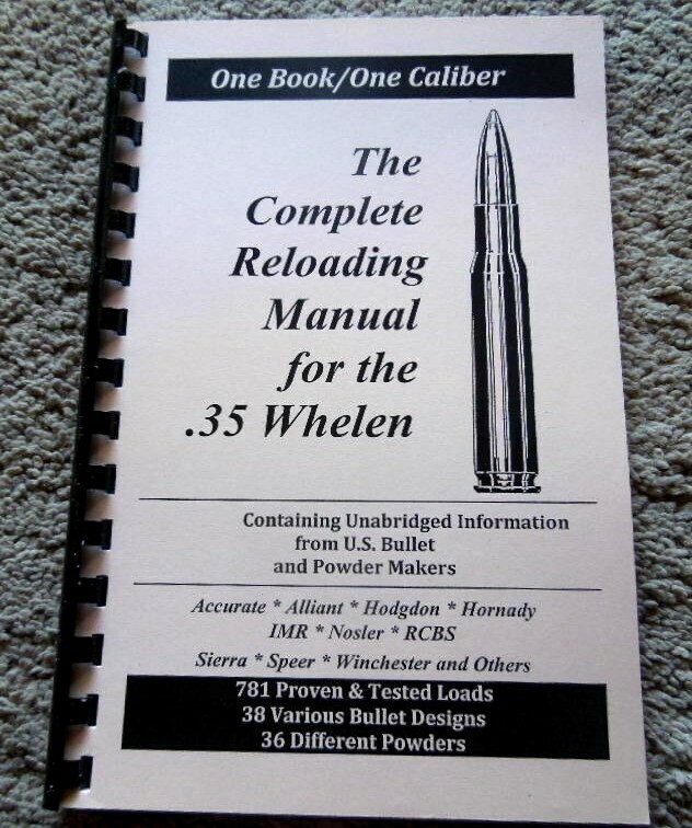 .35 Whelen The Complete Reloading Manual Load Books  Latest Version