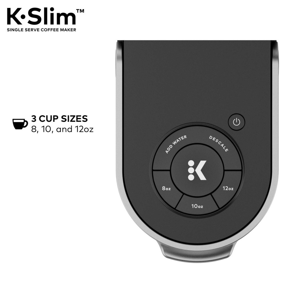 K-Slim Single Serve K-Cup Pod Coffee Maker, Multistream Technology, 3 Brew Si...
