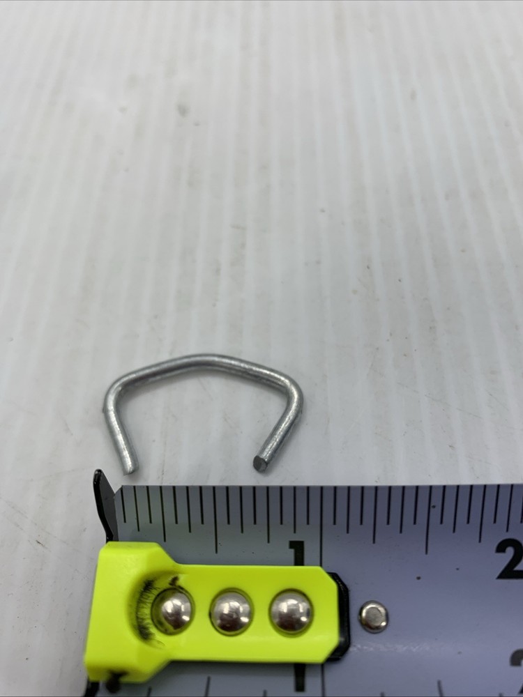 40 pcs Chain Link Hog Rings 12.5 Ga - galvanized {20}
