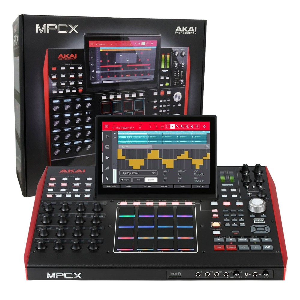 Akai MPCX Standalone Sampler Sequencer Drum Machine Touchscreen Pro