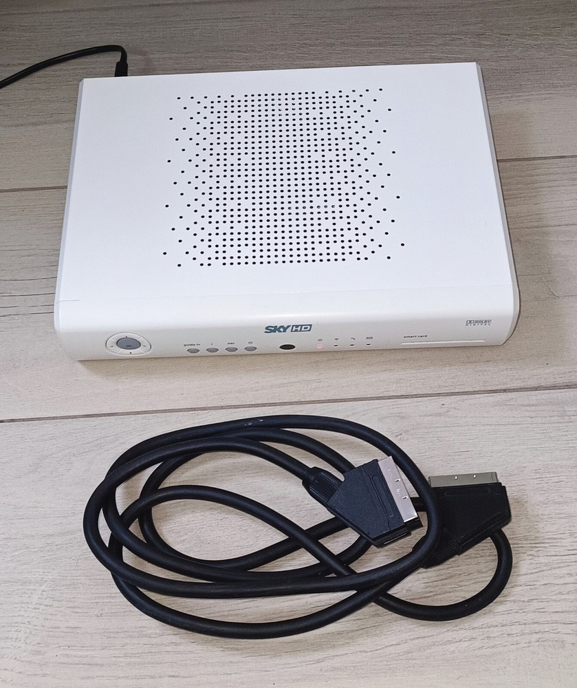SKY HD DECODER PEACE DS 820 NS + POWER CABLE + WORKING SCART CABLE