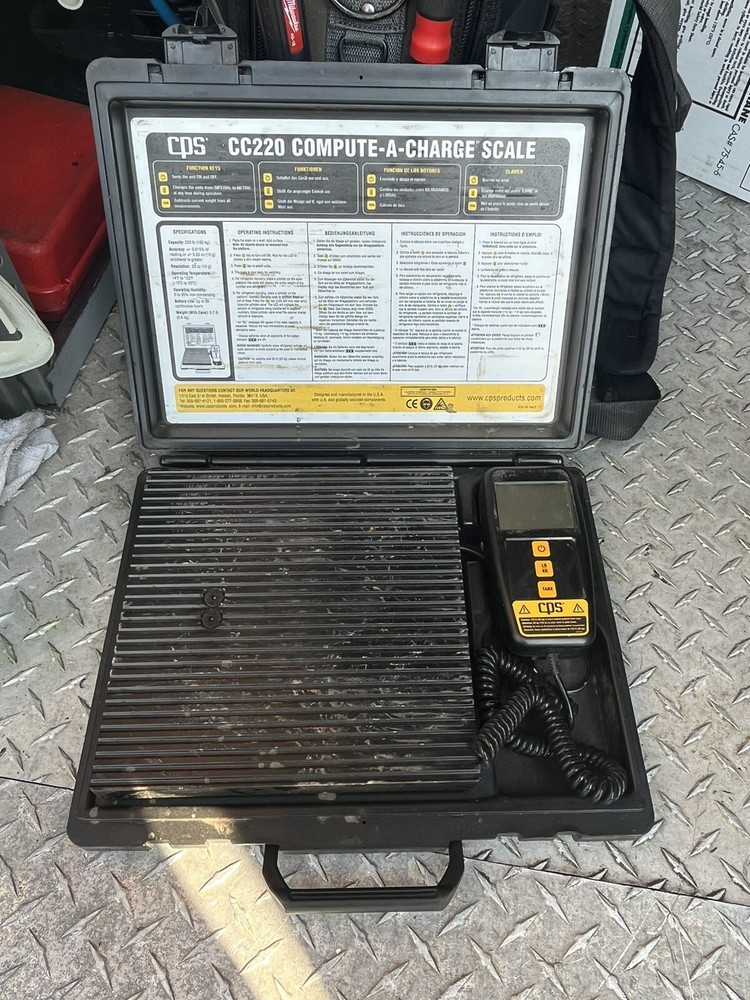CPS CC220 Refrigerant Charging Scale