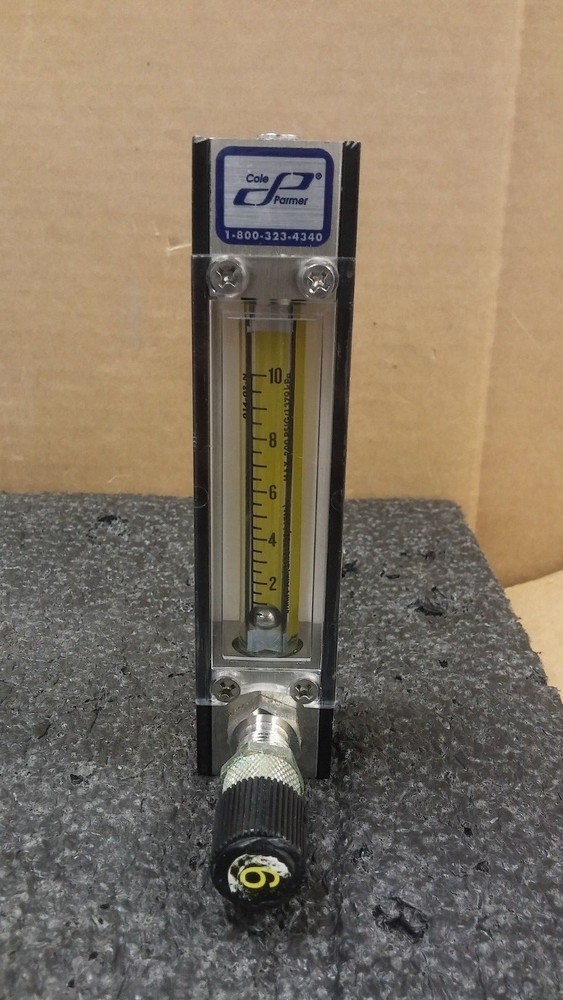 COLE PARMER PMR1-010681 0-10 Variable Area Flowmeter