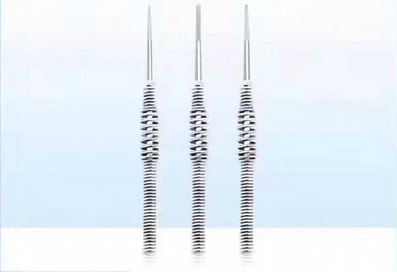 10Pc Steel Spring Semi Permanent Makeup Eyebrow Tattoo Microblading Needle 3R/5R
