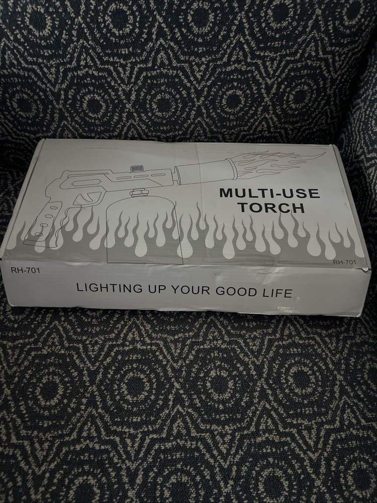 Powerful Propane Torch Gun, Kitchen Torch with Adjustable Flame