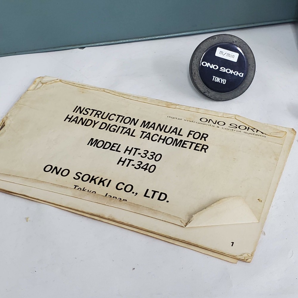 Ono Sokki Handy Digital Tachometer HT-330