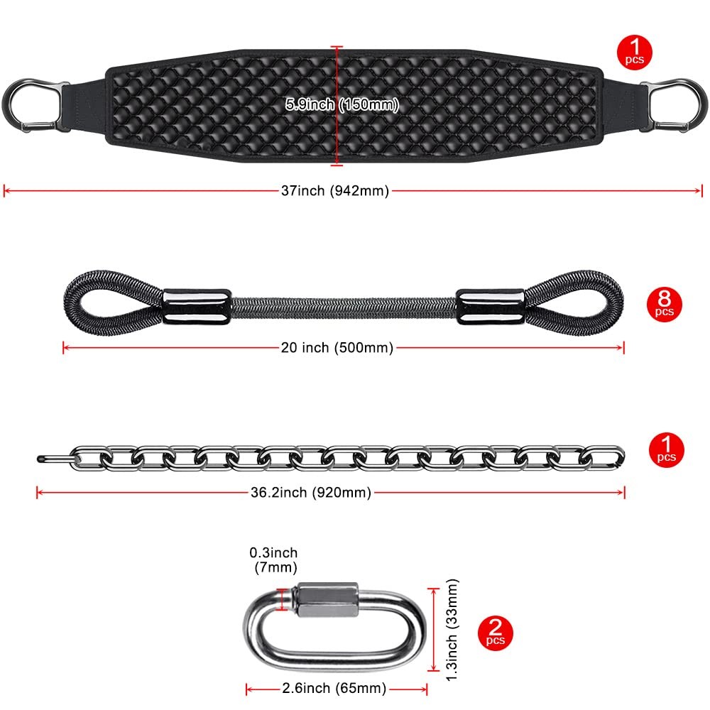 Pull-Up Assistance Bands,Heavy Duty Multi-Function Resistance Bands for Chin-...