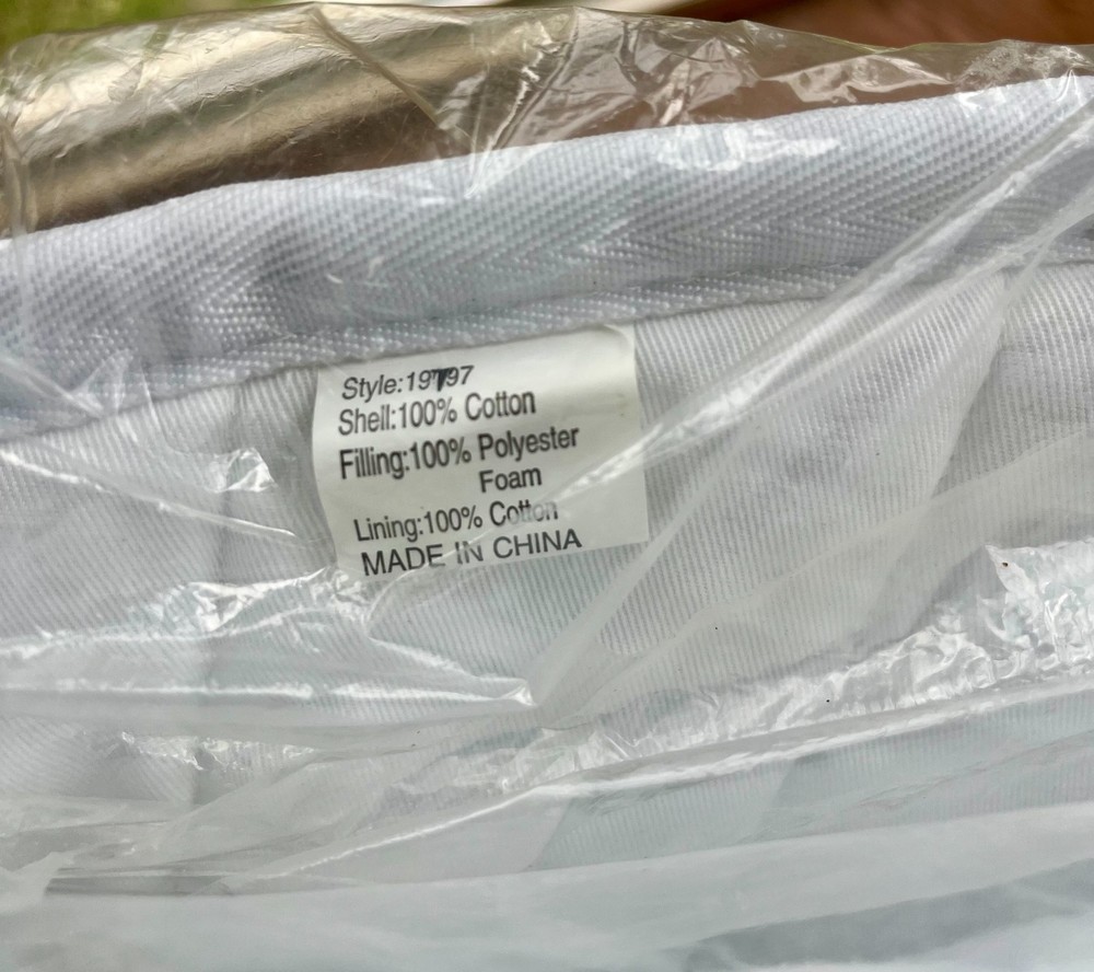 White Dover saddlery AP saddle pad never used