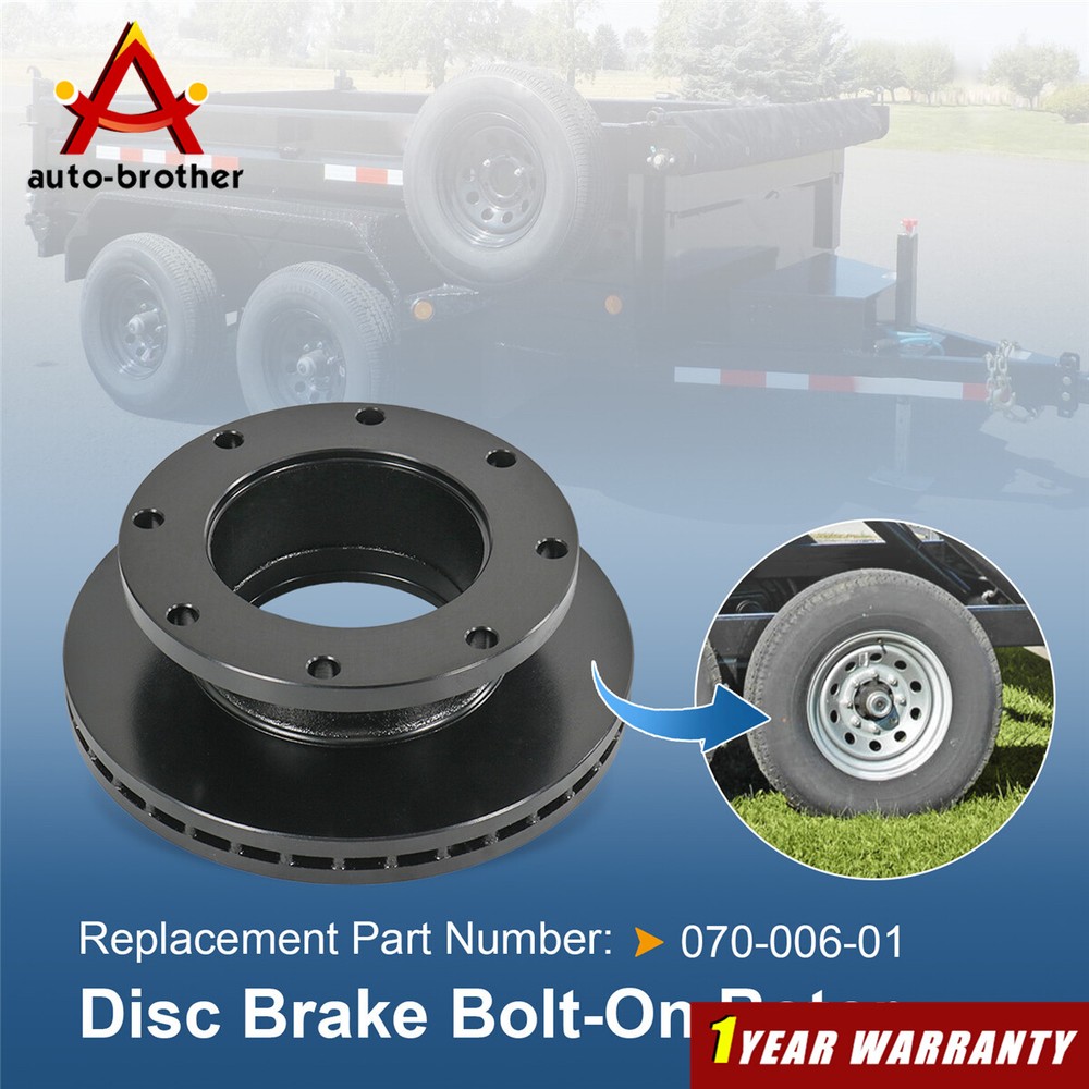 Disc Brake Trailer Axles 070-006-01 Replacement Rotor for Dexter 10K, 12K