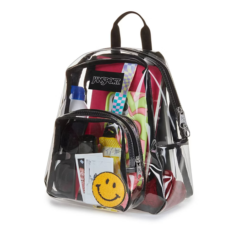 JanSport Clear Mini Shoulder Bag - Black