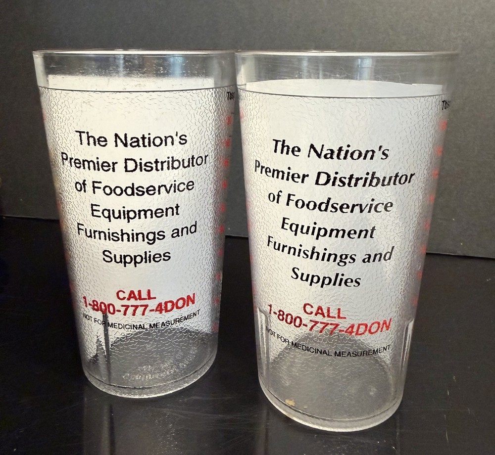 Vintage Measuring Cup from DON Edward Don & Co Textured Plastic Cup Version