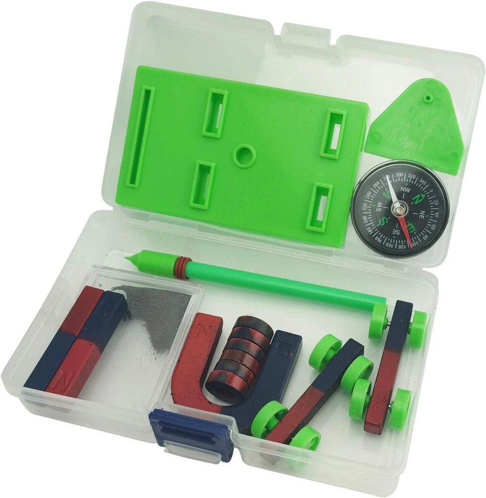 Elementary Science Magnet Kit for Students with Various Magnet Shapes Included
