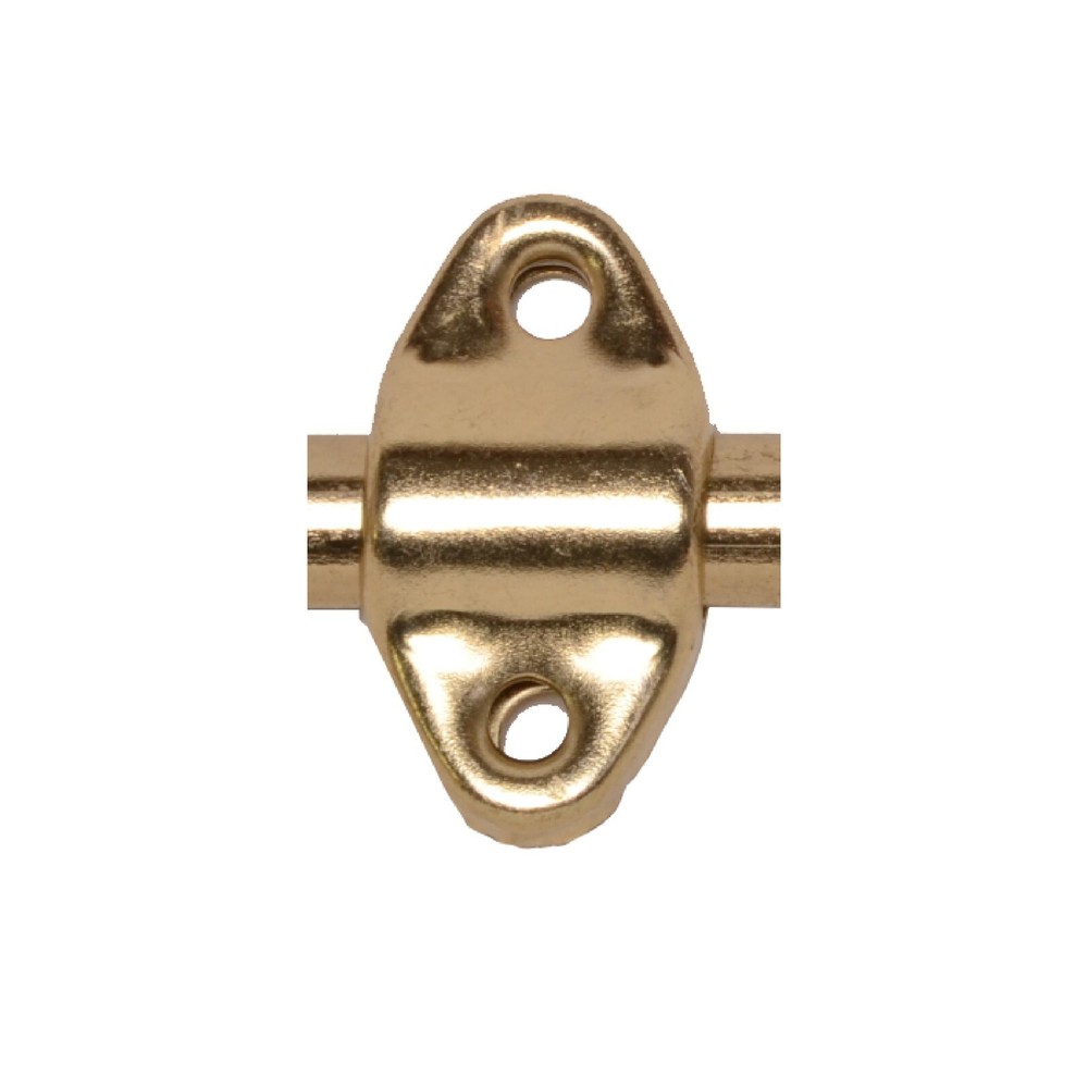 WESSEL 6" Door Surface Bolt Latch Security Privacy Lock Brass Plated