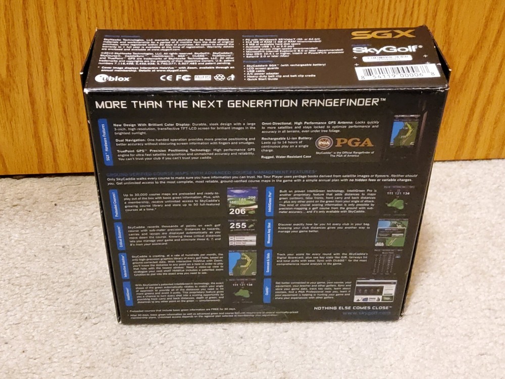 SkyCaddie SGX Golf GPS 2011 Version EUC