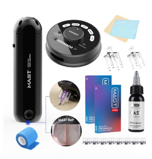 Mast Pro SMP Scalp Micropigmentation Permanent Makeup Machine with  Needles &ink