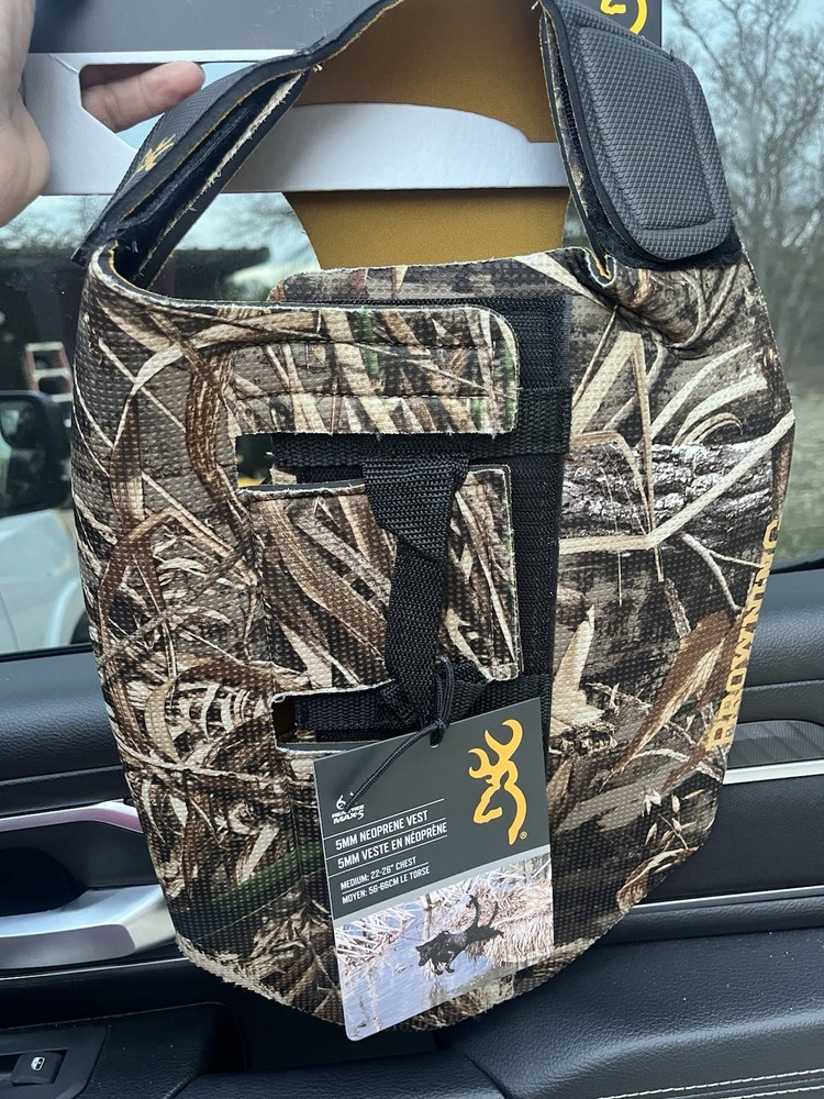 Browning 5mm Neoprene Vest Size Med