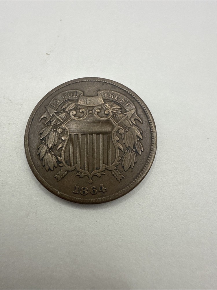 1864 2 Cent Piece Coin #50364