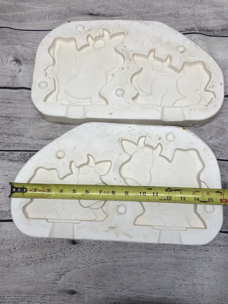 Ceramic Slip Casting Mold Cows Kimple #1345 1988