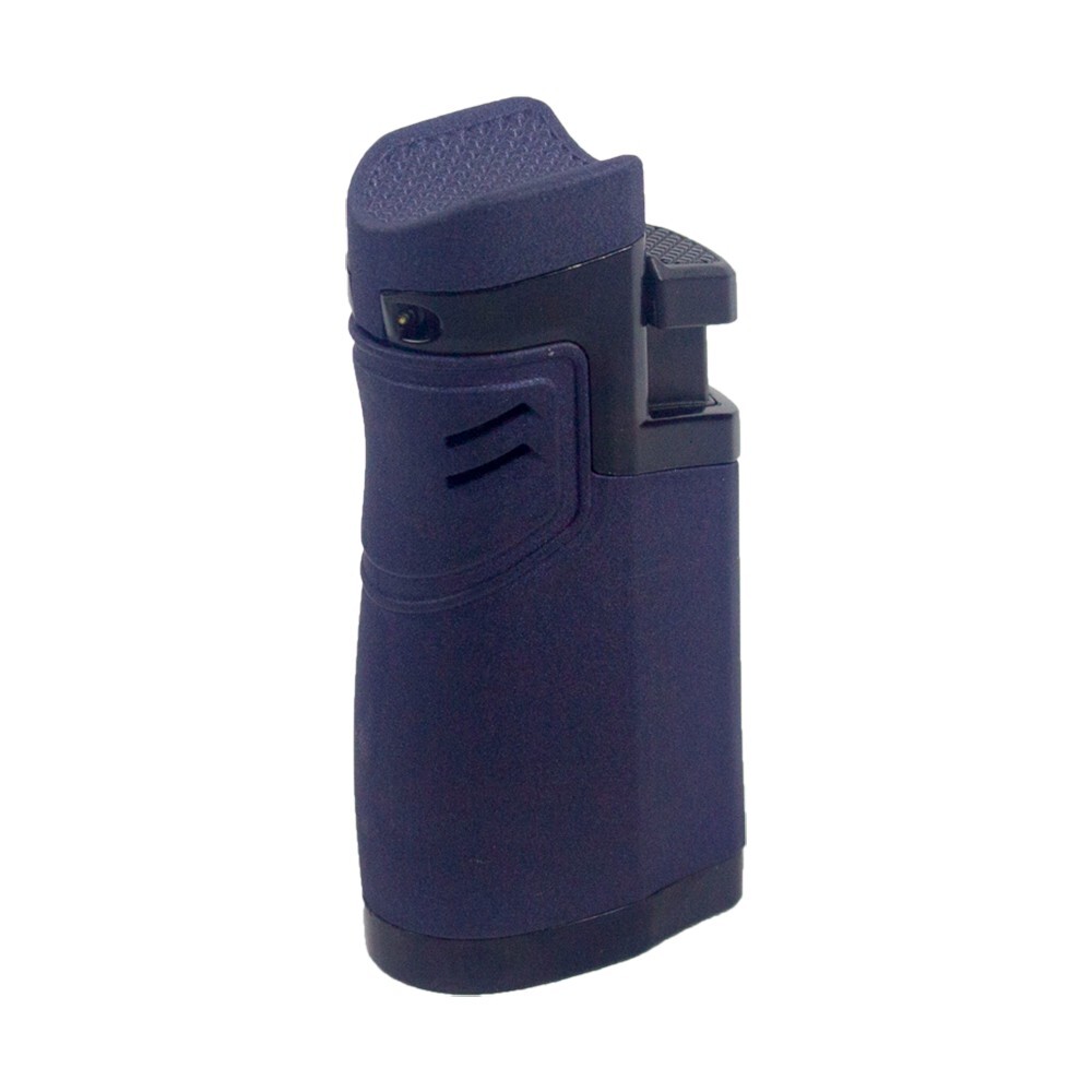 3''Windproof Quad Jet Flame Torch Lighter Refillable Butane Cigar cut punch gift