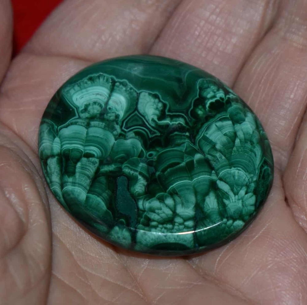 Malachite Worry Stone #7