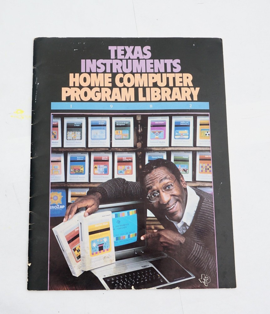 Texas Instruments Home Computer Program Library / Catalog.. FREE SHIPPING.