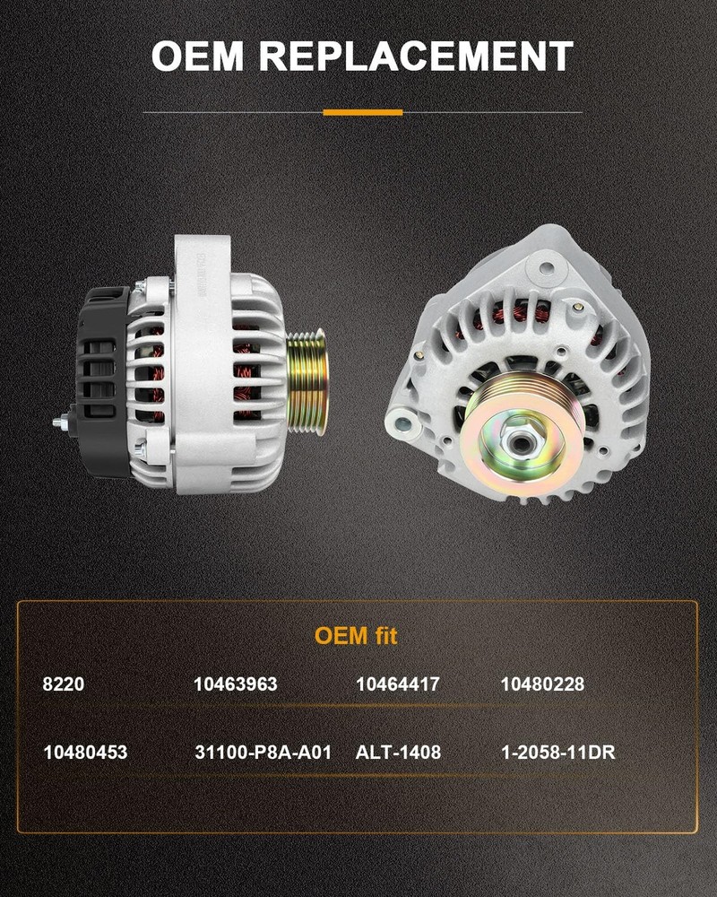 Alternator for CL Accord 1997-2002 Replace 8220