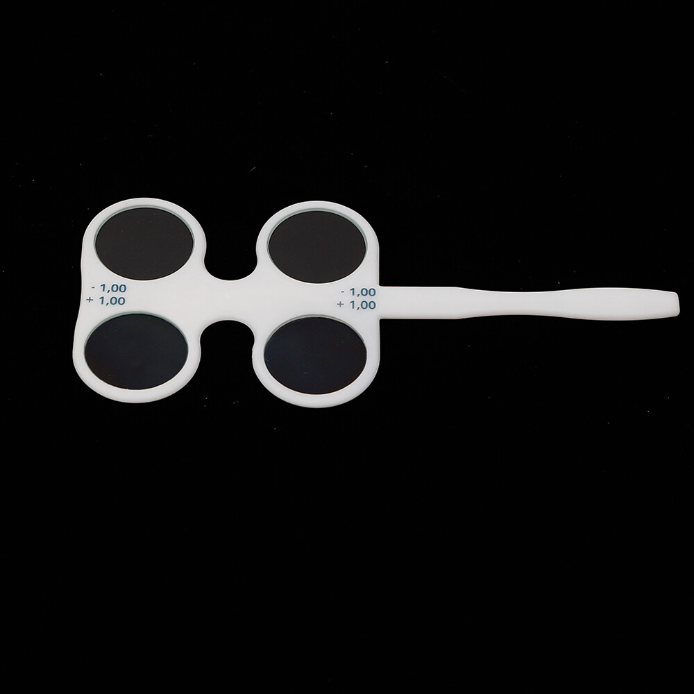 White Optical Flipper Optometry Plastic Flip for Lens Confirmation Test Tools