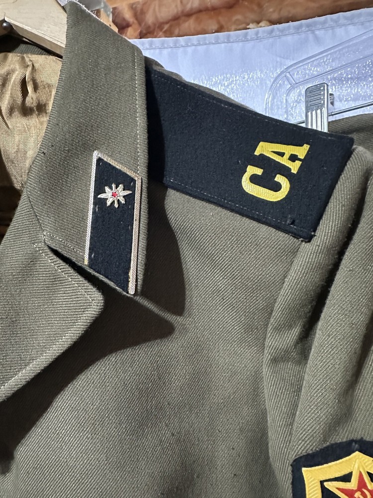VTG Rare Soviet Army Communications Troops Uniform Jacket and Pants