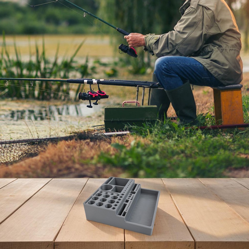 Fly Tying Tool Storage Holder Desktop Storage Rack Fly Tying Materials Storage