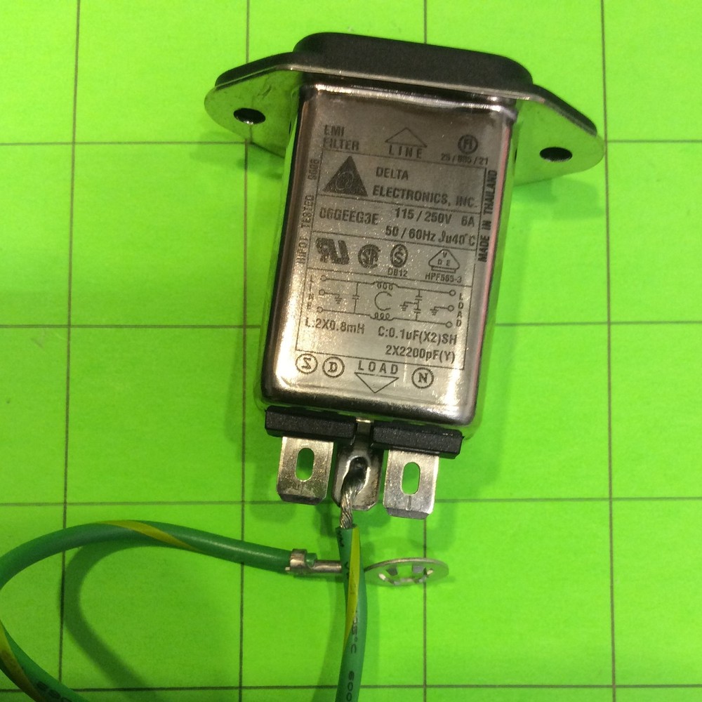 Viewstation A6000C Scanner Noise (EMI) Filter 2X2200P Delta Electronics