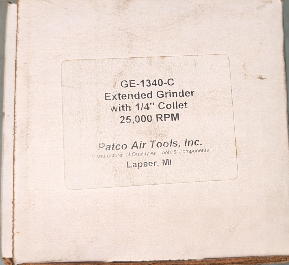 Patco Air Tool GE-1340-C Extended Grinder