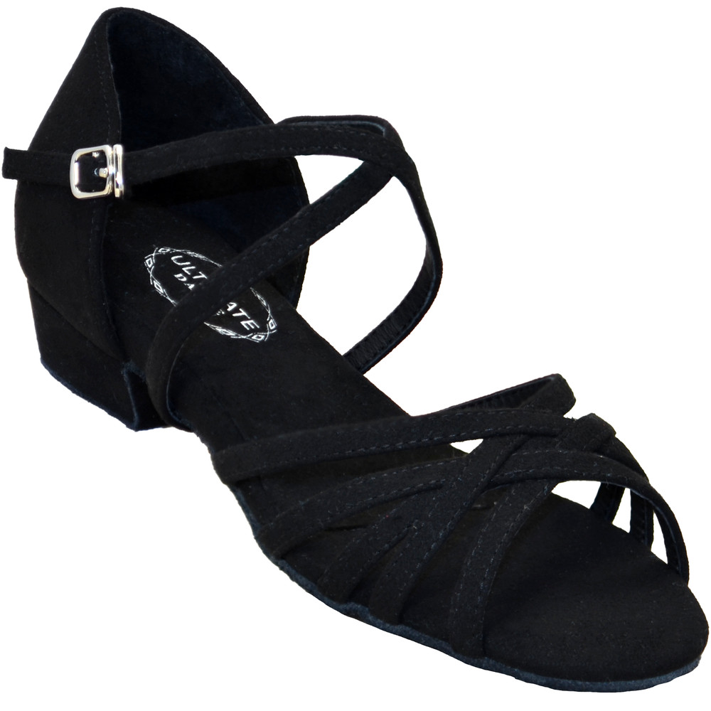 Ultimate Swinger Dance Shoe - Black Micro