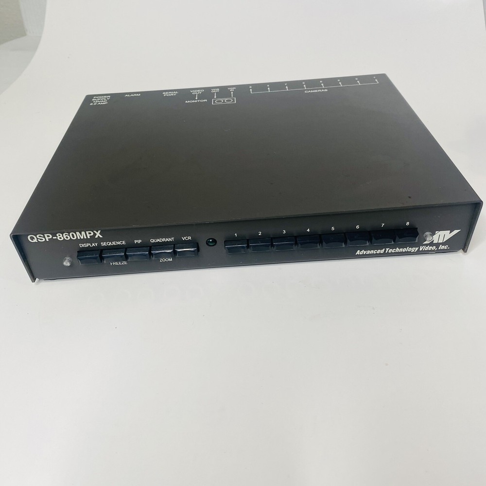 ATV Advanced Technology Video QSP-860MPX 8-Camera Monochrome Duplex Multiplexer