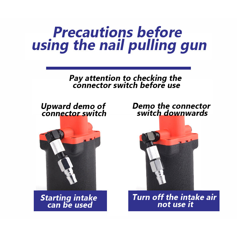 2.4-4.8mm Automatic Pneumatic Air Pull Nail Riveter Rivet Nut Gun Riveting Tool