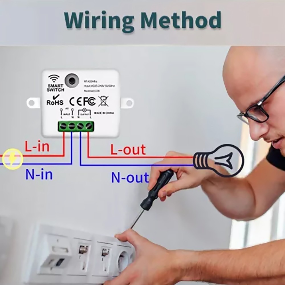 1Set 433MHz Wireless Remote Control Switch Intelligent Lamps Controller