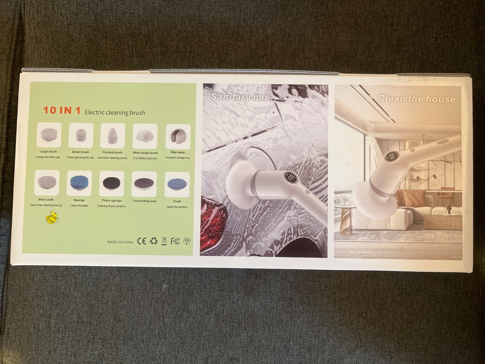 electric cleaning brush scrubber