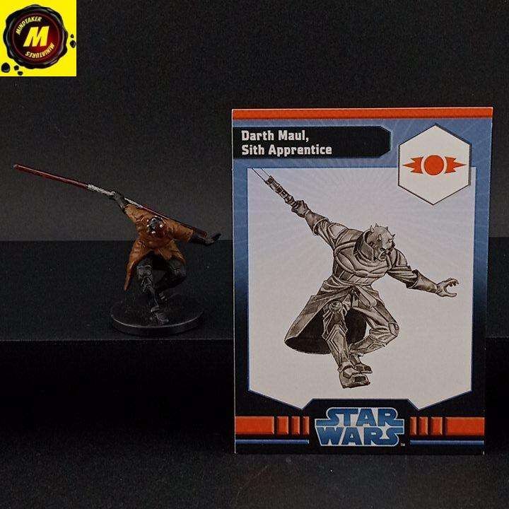 Darth Maul, Sith Apprentice (5/40) - #160799 - Star Wars Miniatures