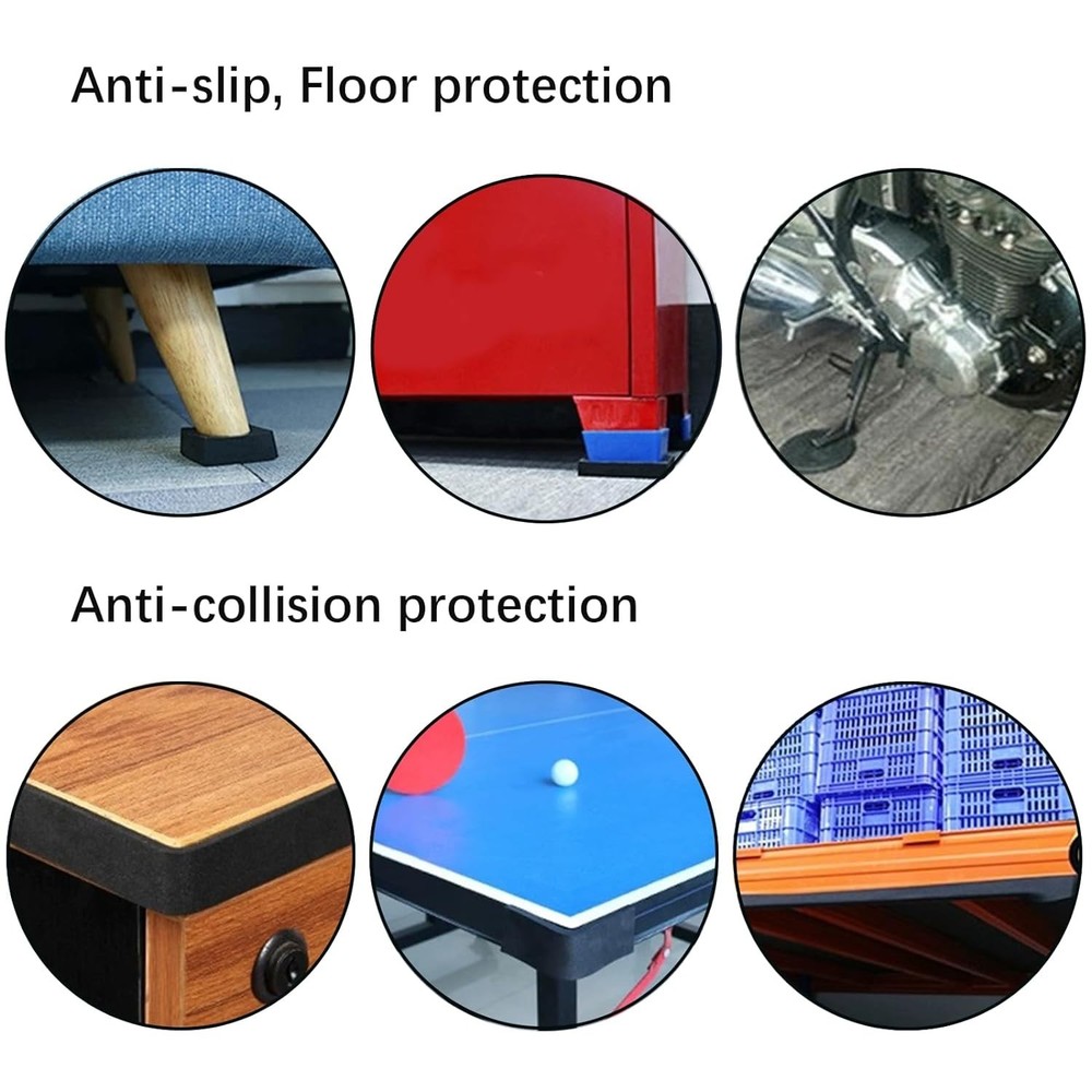 Flexible 12x12 Solid Rubber Sheet Roll - Ideal for Insulation and Noise Control