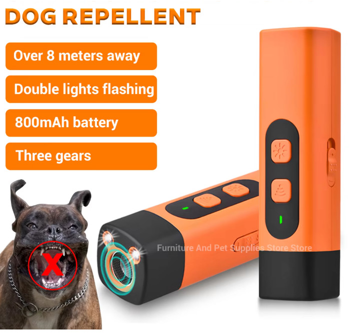 Repeller Rechargeable Anti Bark Training Device w/ LED Light