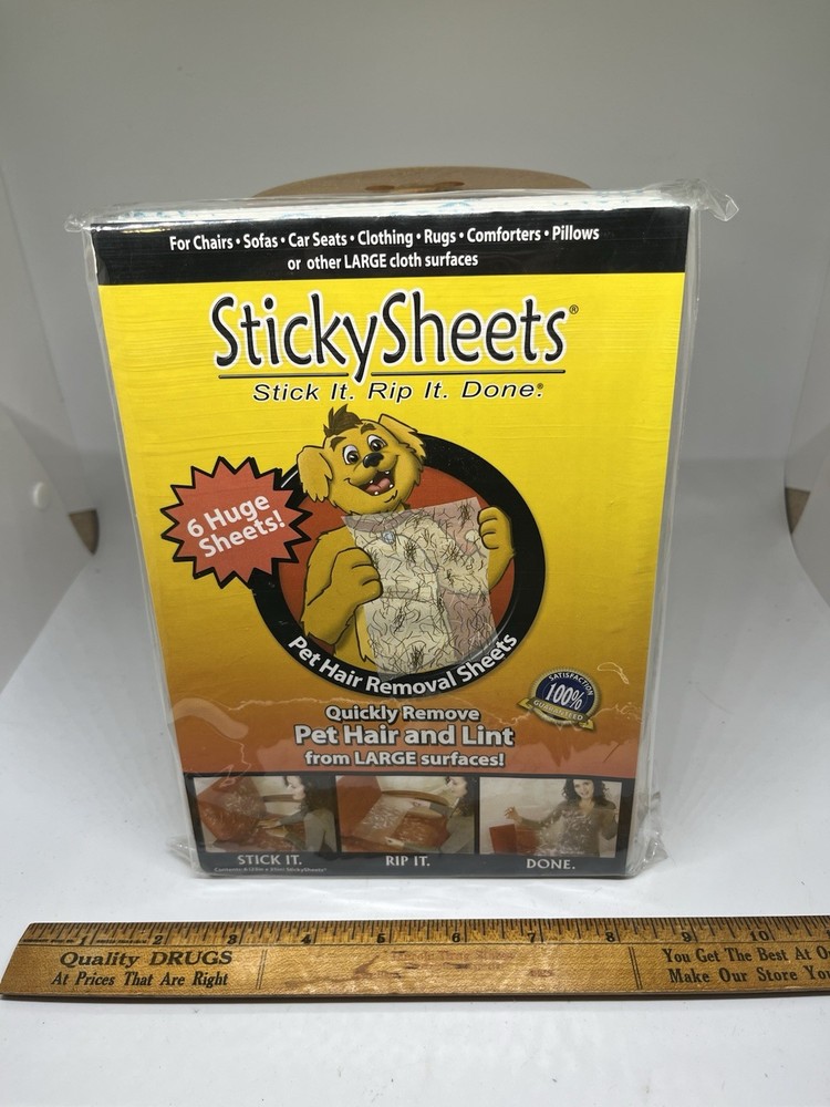 Sticky Sheets - Pet Hair Removal System - 6 Sheets