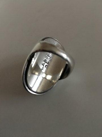 Georg Jensen Sterling Silver Ring No 46E with Hematite