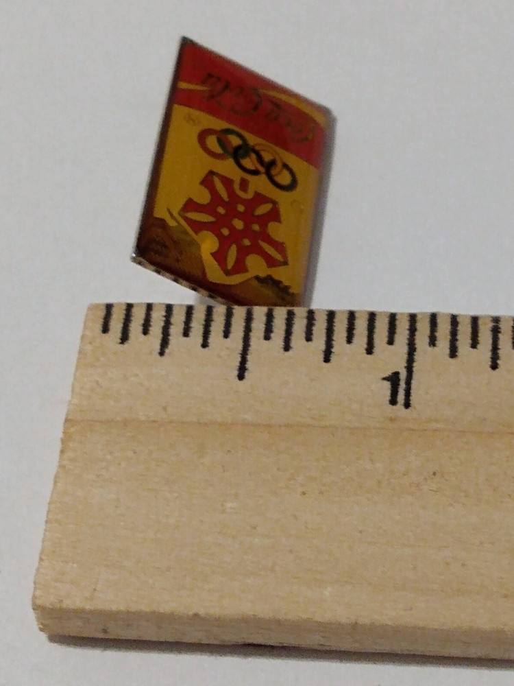 Calgary Winter Olympics Coca Cola Sponsor Lapel Pin