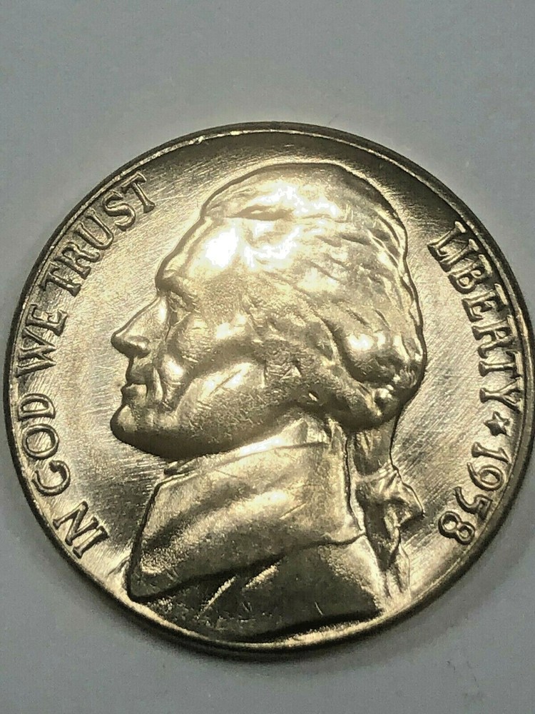 1958 P&D Set - Jefferson 5 cent - Uncirculated