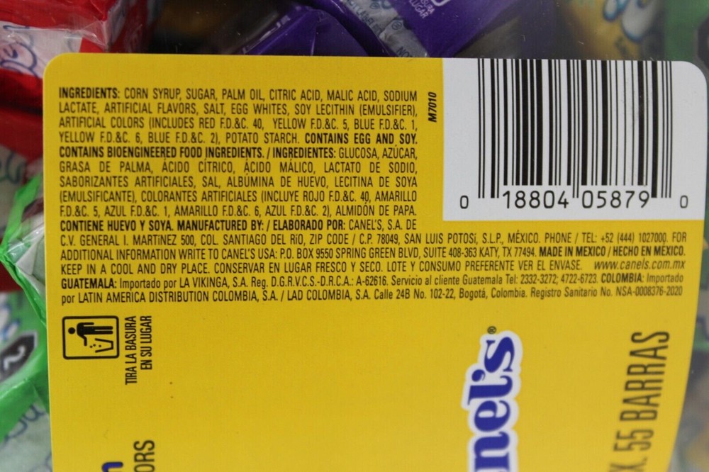 TUENI Fruit Chews Candy 55 Count Jar